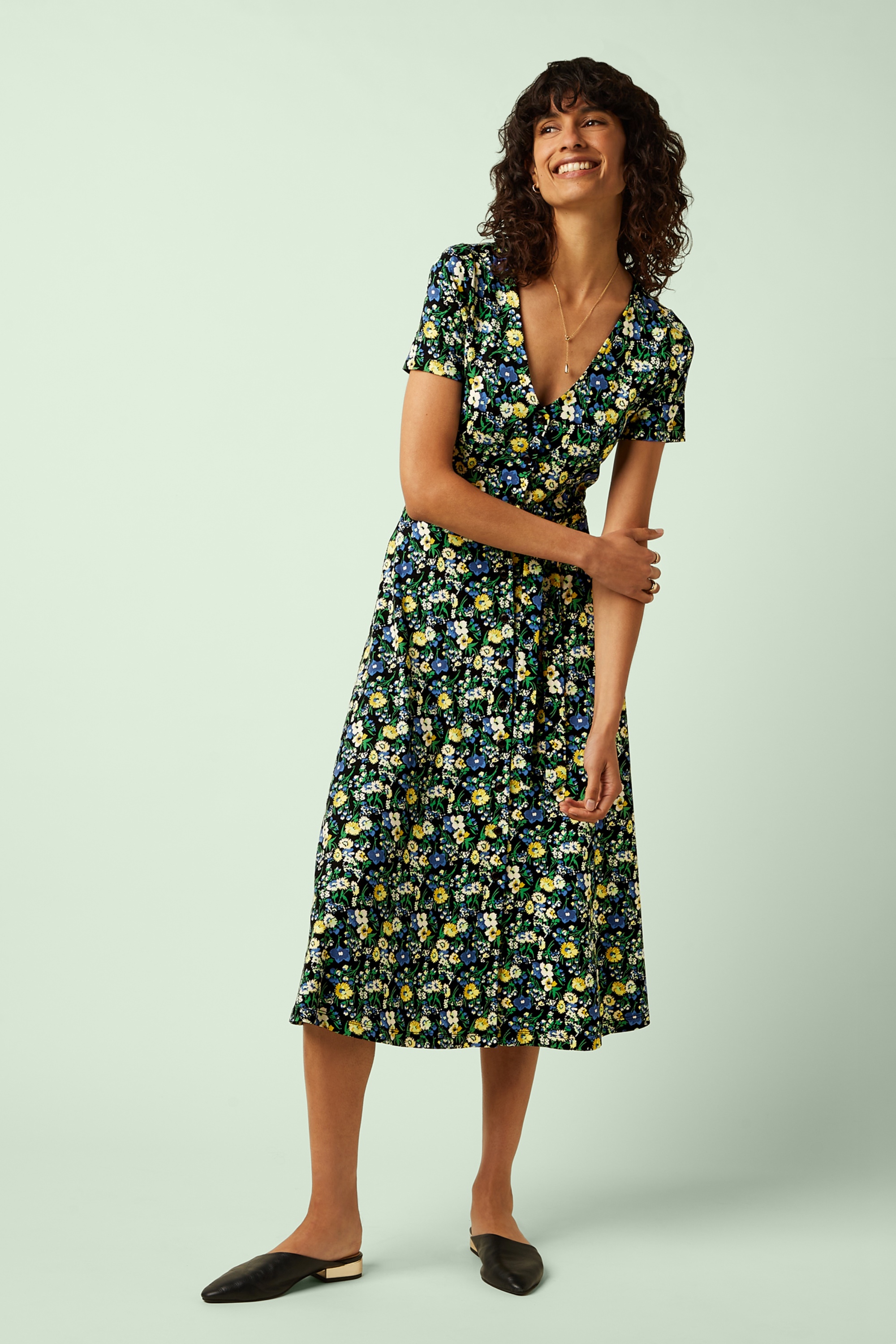 King Louie - Erica Senora jurk in zwart