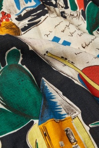 King Louie - Lola Tropez Button rok in zwart 4