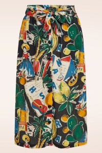 King Louie - Lola Tropez Button rok in zwart 2