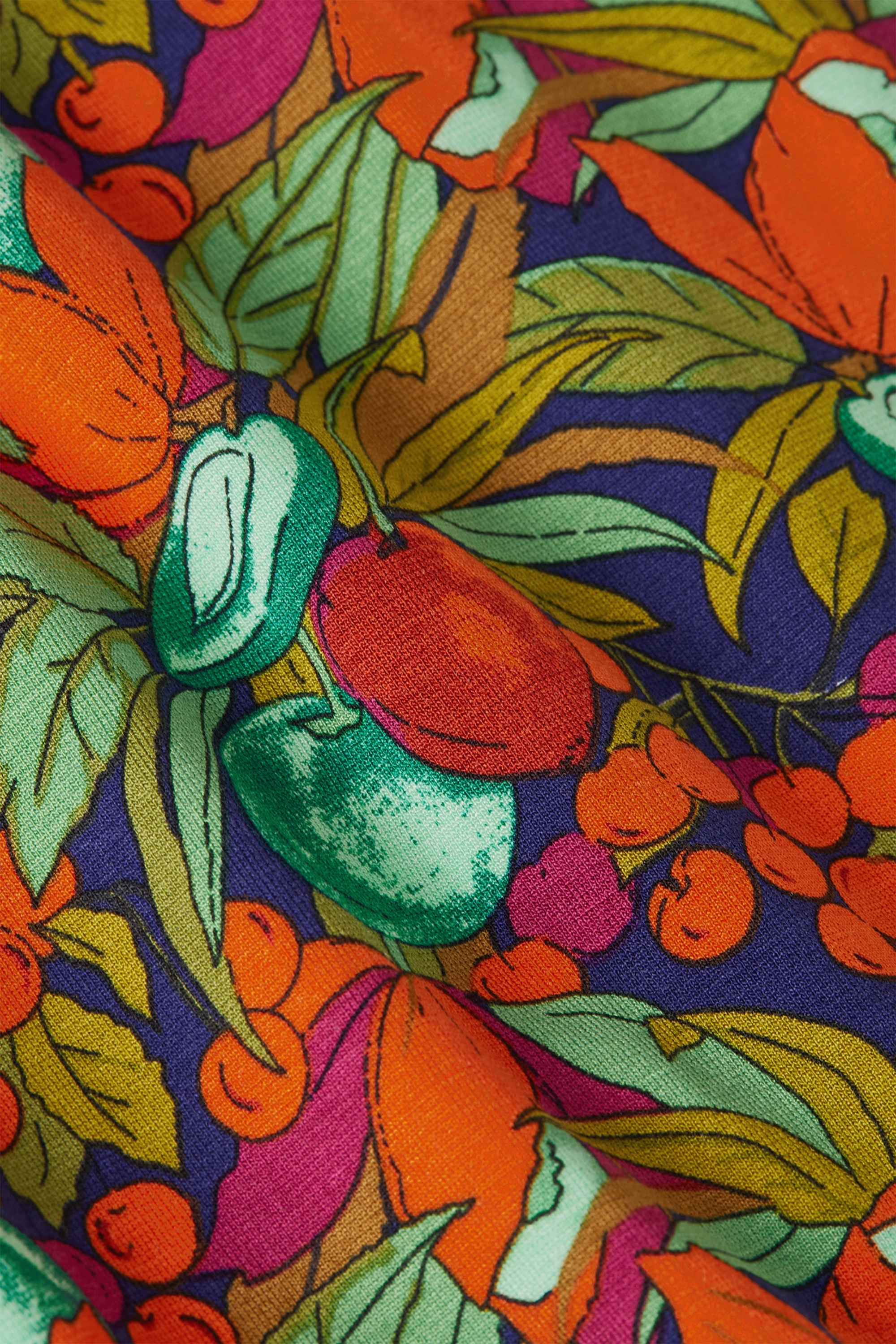 King Louie - Juno Puerto midi rok in diepblauw  4