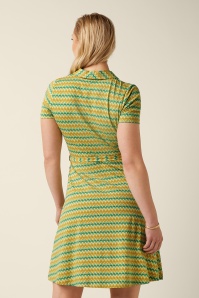 King Louie - Emmy Saro jurk in lentegeel 3