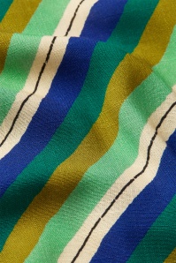 King Louie - Olive Cliff midi jurk in mazarine blauw 4