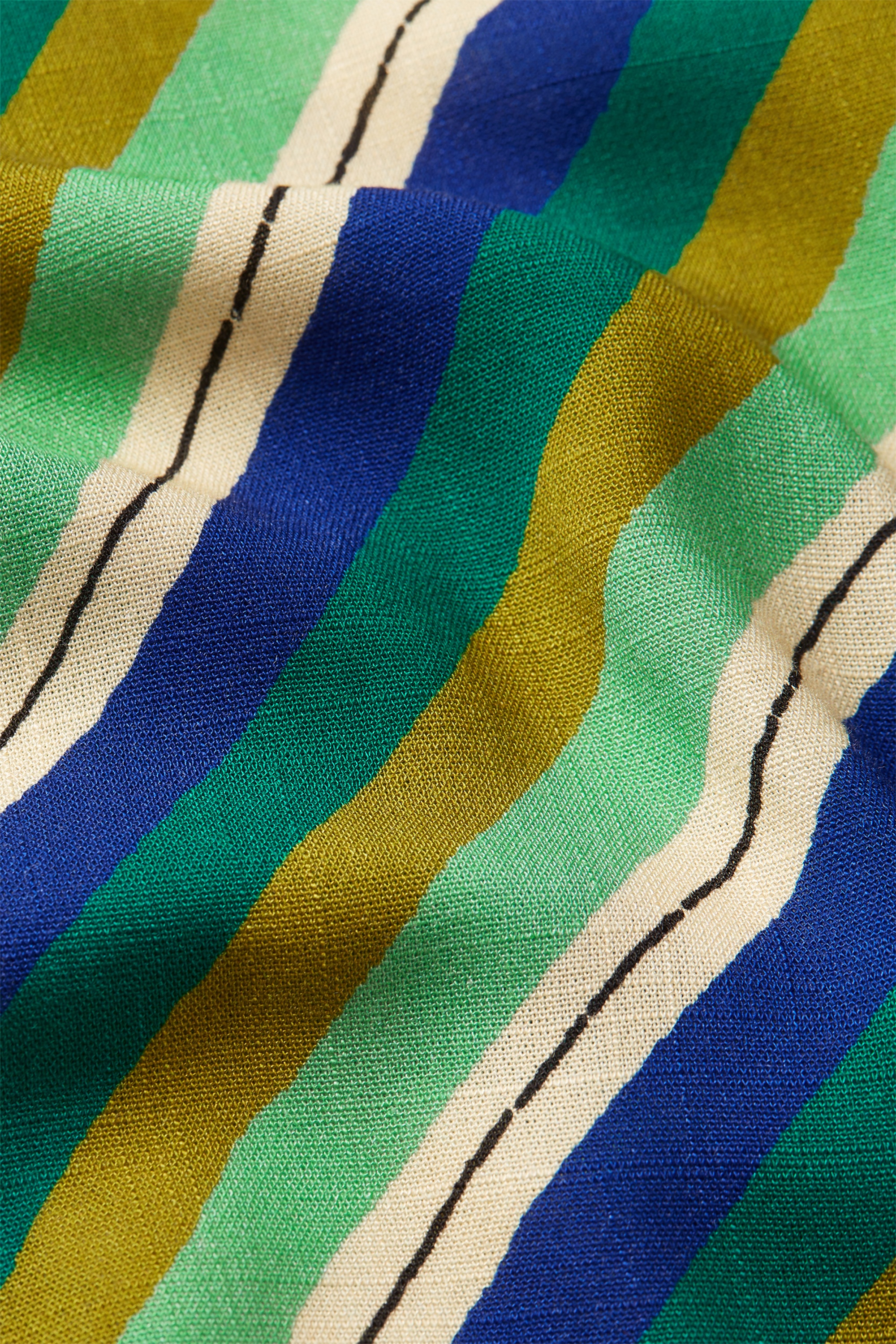 King Louie - Olive Cliff midi jurk in mazarine blauw 4