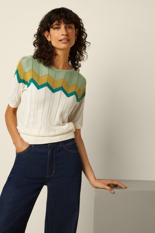 King Louie - Agnes Nova top in crème