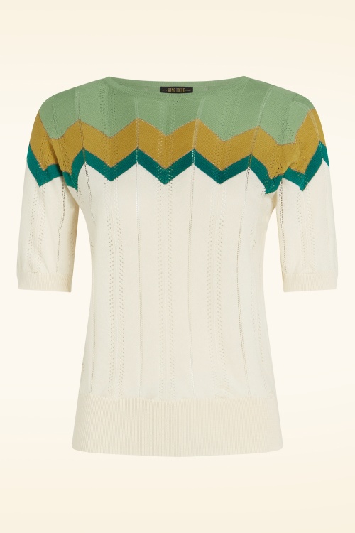 King Louie - Agnes Nova top in crème 2