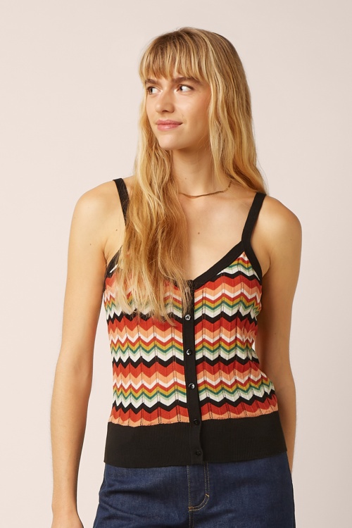 King Louie - Isa Le Roy gebreide top in multi
