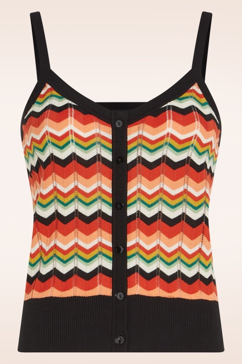 King Louie - Isa Le Roy gebreide top in multi 2