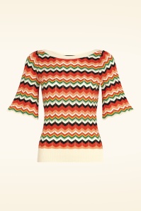 King Louie - Ivy Wide Sleeve Le Roy top in multi 2