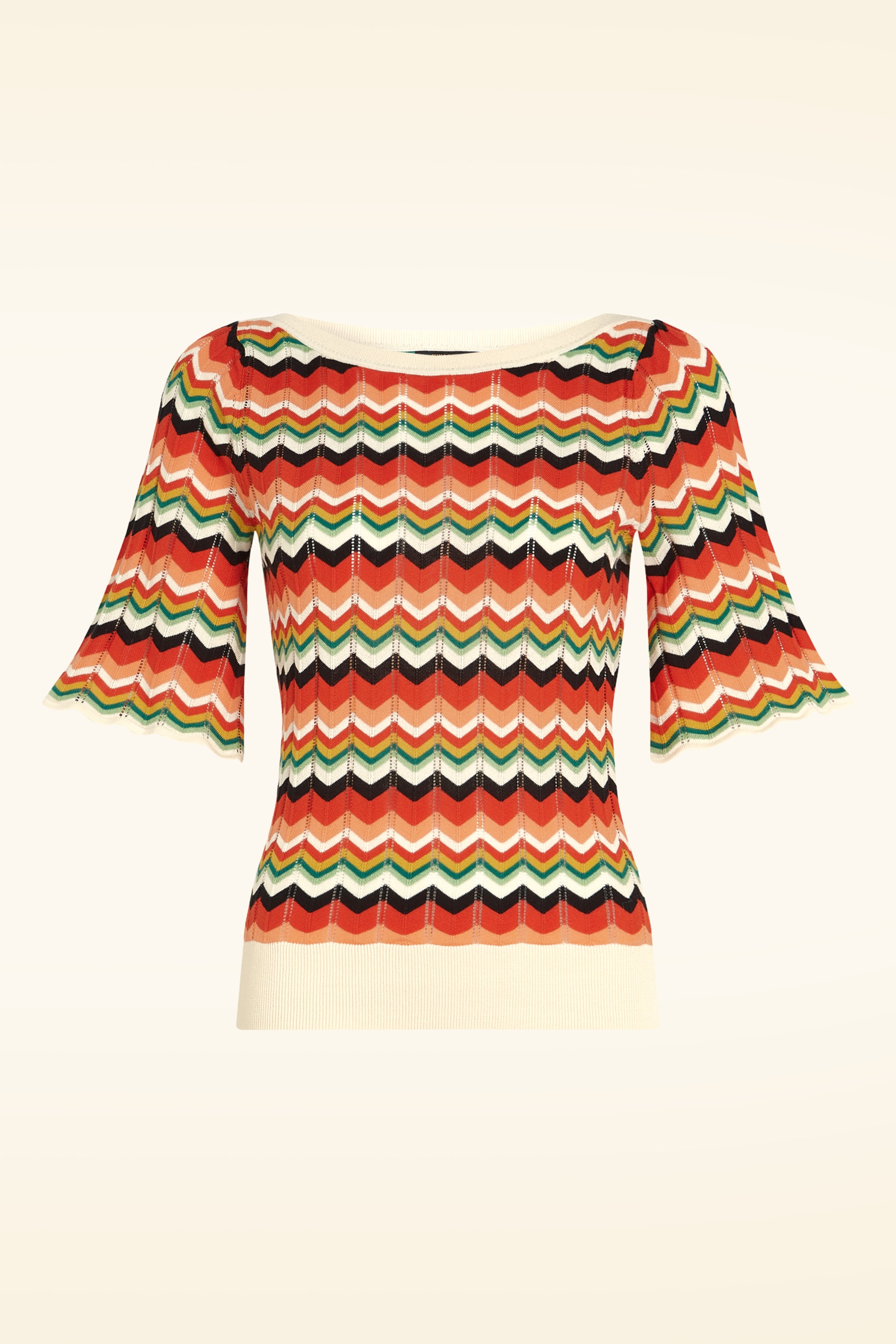 King Louie - Ivy Wide Sleeve Le Roy top in multi 2