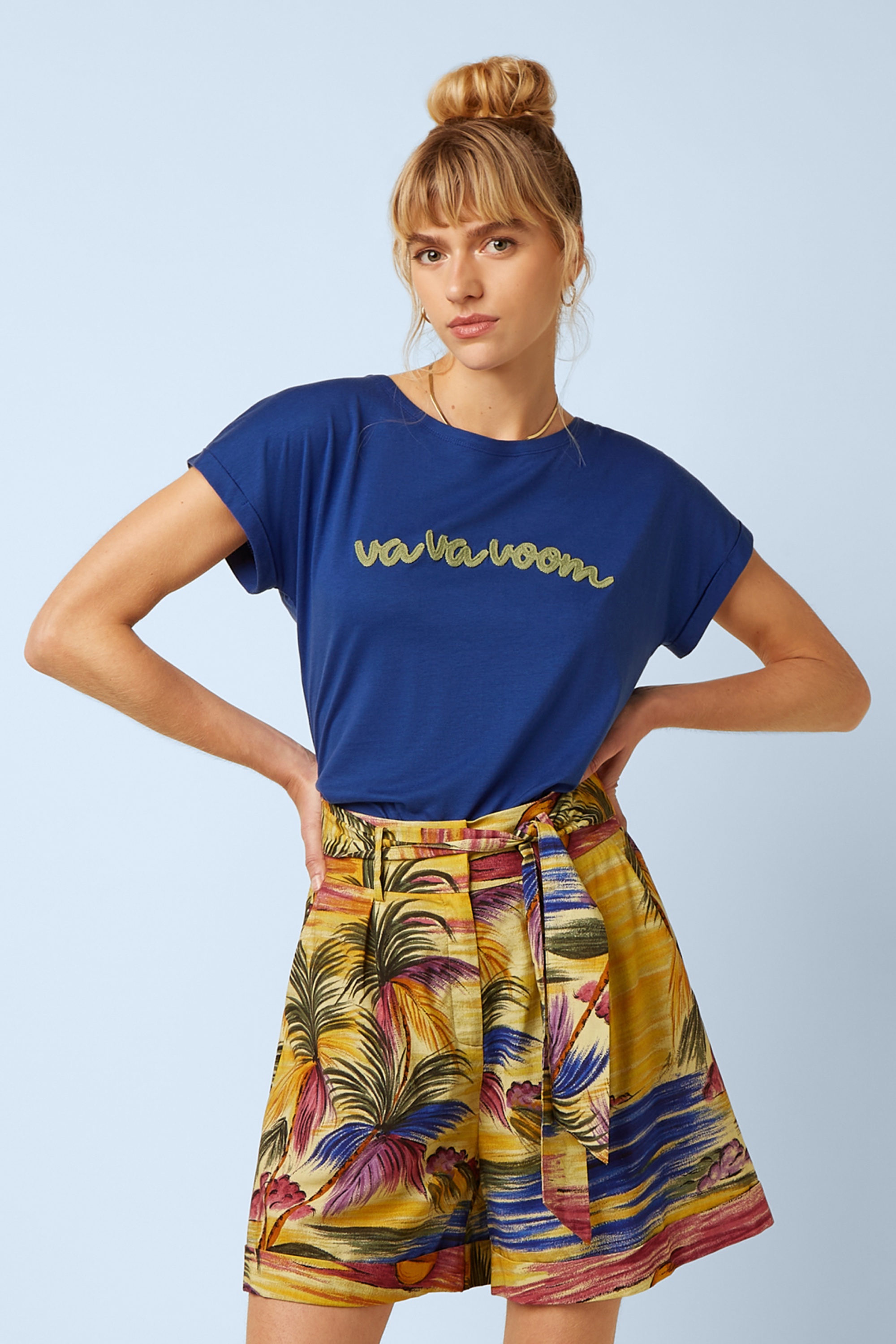 King Louie - Aria top in mazarine