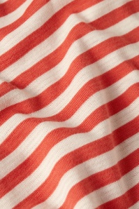 King Louie - Boatneck Chopito Stripe top in summer fig 4