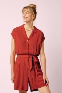 King Louie - Maria Deniz playsuit in summer fig