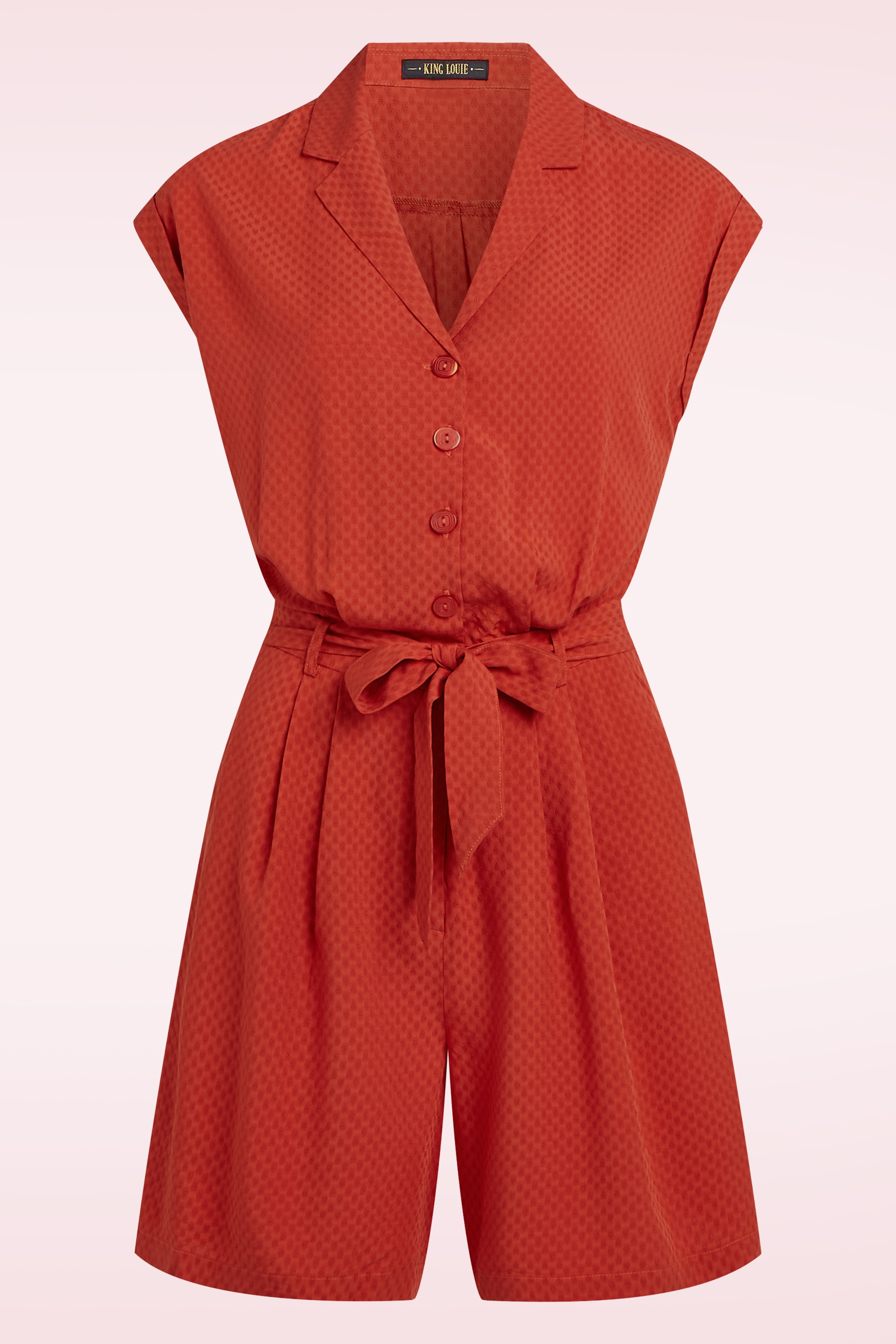 King Louie - Maria Deniz playsuit in summer fig 2