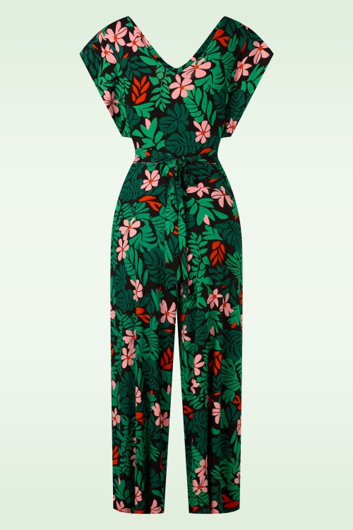 Blutsgeschwister - Wonder of Wisdom jumpsuit in Dreaming Under Palm Leaf 2