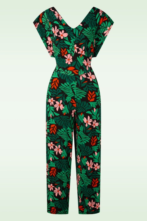 Blutsgeschwister - Wonder of Wisdom jumpsuit in Dreaming Under Palm Leaf