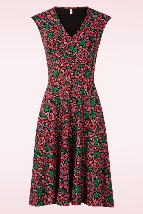 Blutsgeschwister - Shalala Tralala zomer jurk in Love Tropical Meadow