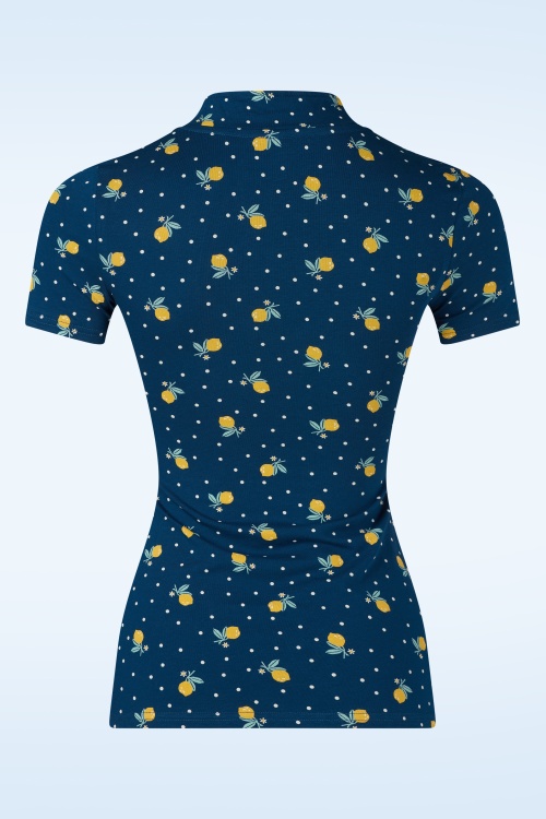 Blutsgeschwister - Pow Wow Vau top in Lemon Rain 3