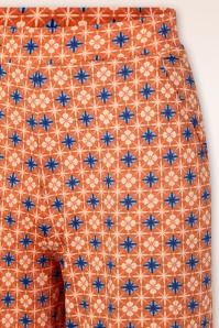 Surkana - Naranja broek met rechte pijpen in oranje 2