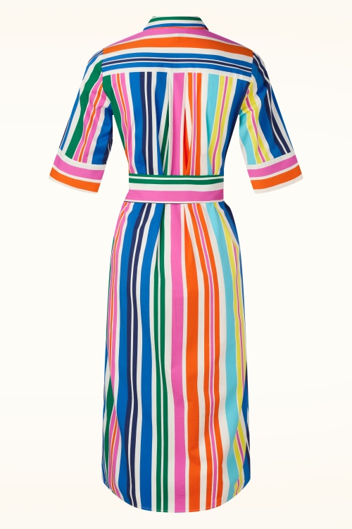 You’re My Lobster by K-design - Colour Parade katoenen maxi jurk in multi 3