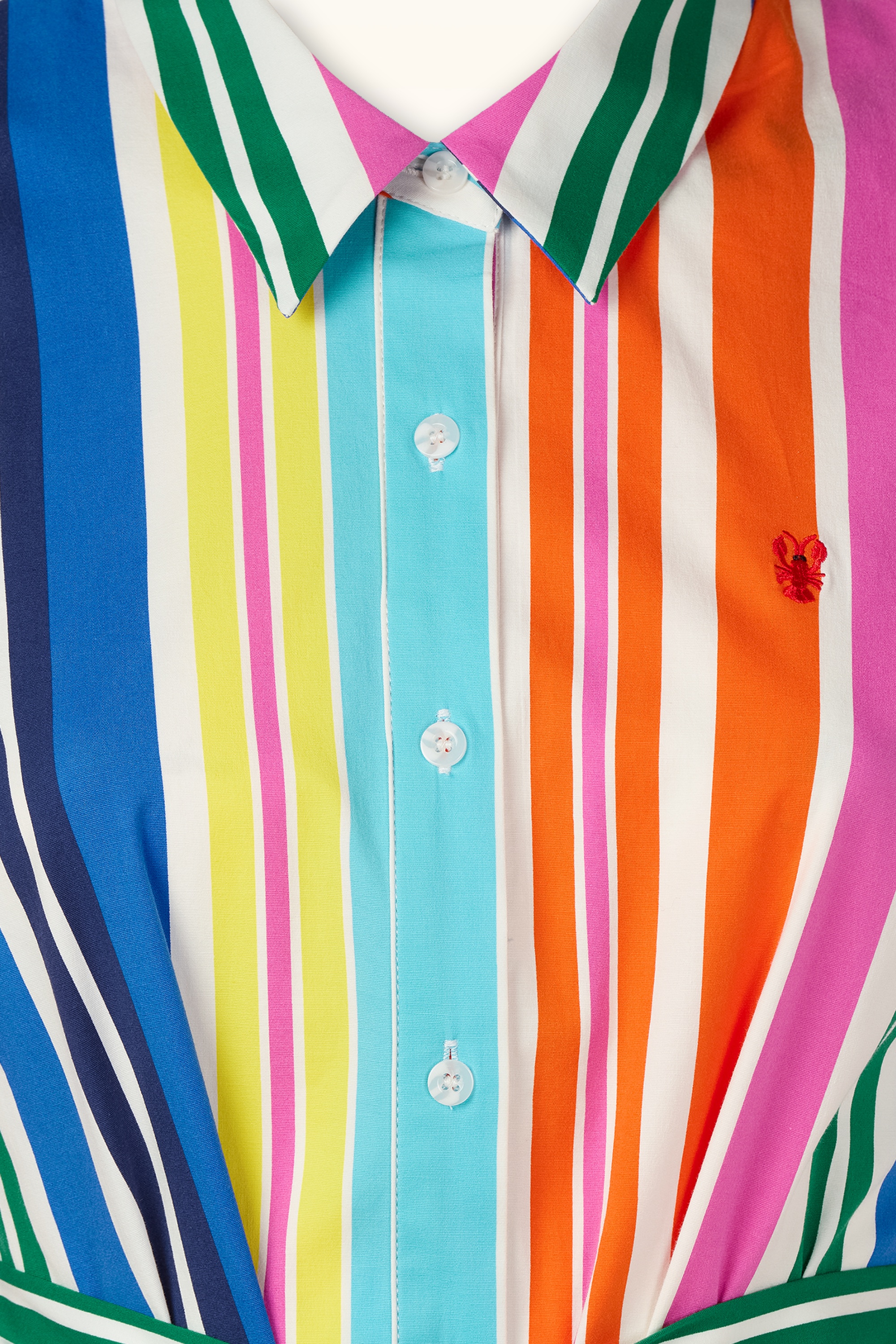 You’re My Lobster by K-design - Colour Parade katoenen maxi jurk in multi 2