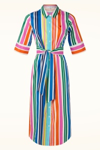 You’re My Lobster by K-design - Colour Parade katoenen maxi jurk in multi