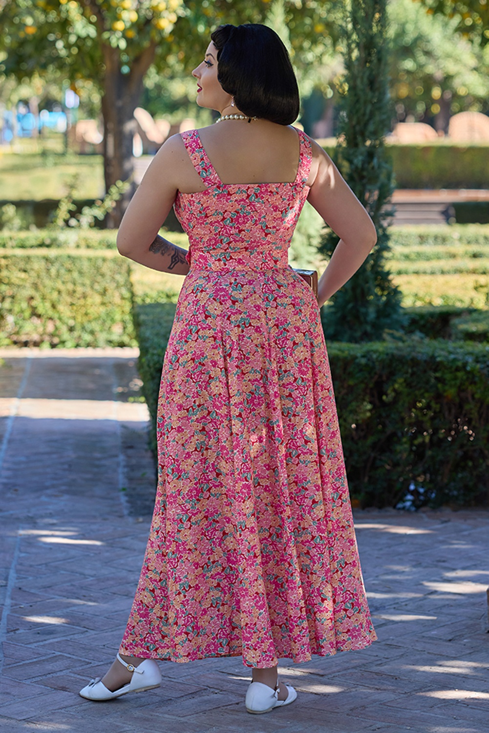 Miss Candyfloss - Shayna Jovial Floral maxi jurk in multi 2