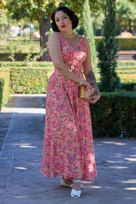 Miss Candyfloss - Shayna Jovial Floral maxi jurk in multi