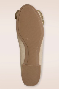 Tamaris - Sahara Chic ballerina's in licht taupe 4