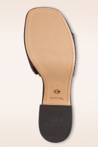 Tamaris - Nomad Chic Woven platfom muiltjes in mocha 5