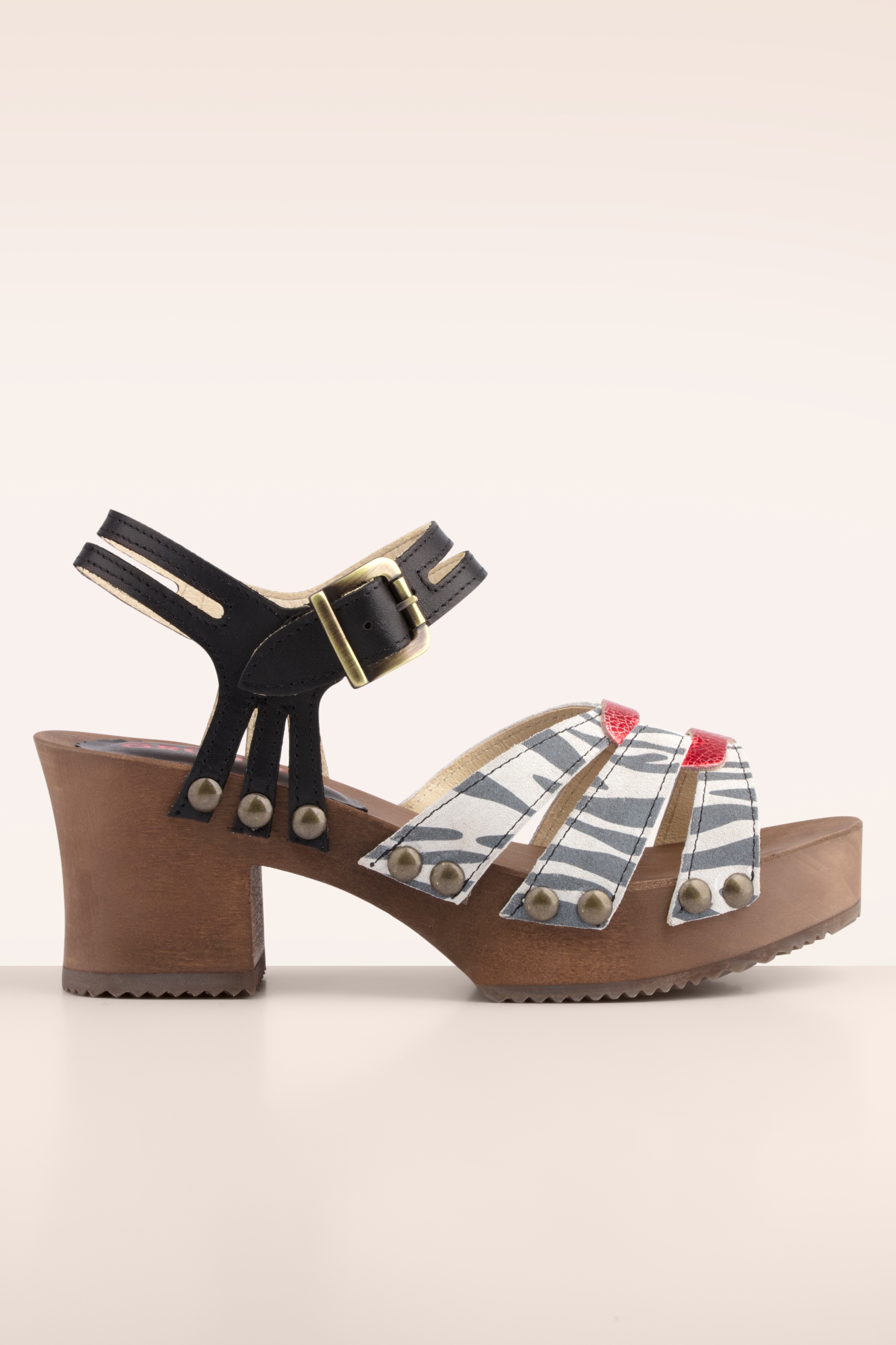 Grünbein - Ida Safari klompjes in zebra