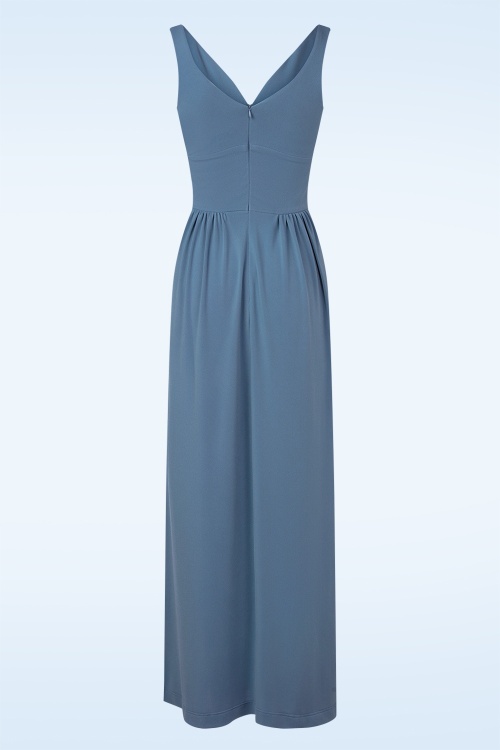 Very Cherry - Limone maxi jurk in Bluejean Didier  3