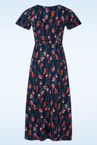 Seasalt - Chateaux katoenen midaxi jurk in Snapdragon Sea Cave  3