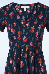 Seasalt - Chateaux katoenen midaxi jurk in Snapdragon Sea Cave  2