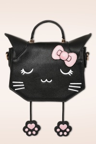Banned Retro - Meowgical Dreams handtas in zwart