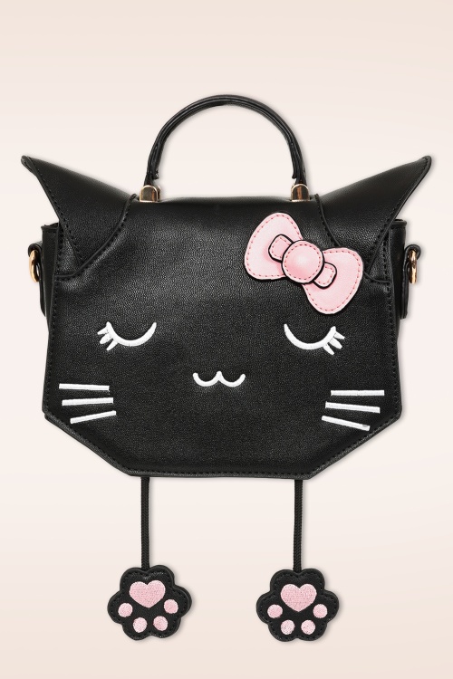 Banned Retro - Meowgical Dreams handtas in zwart