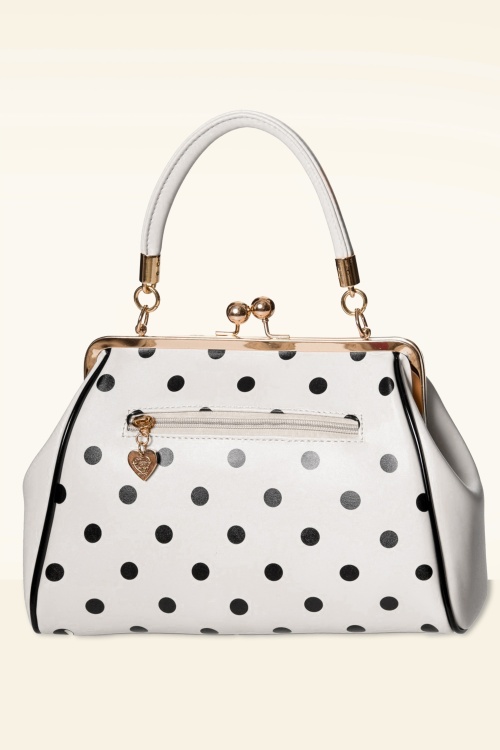 Banned Retro - Crazy Little Thing tas in blush en zwart 3