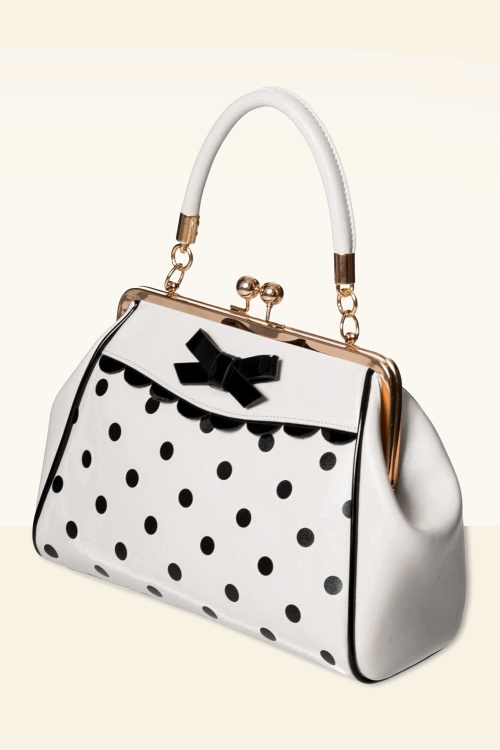 Banned Retro - Crazy Little Thing tas in blush en zwart 2