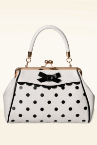 Banned Retro - Crazy Little Thing tas in blush en zwart