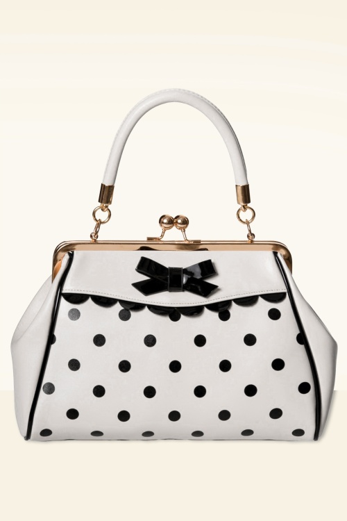 Banned Retro - Crazy Little Thing tas in blush en zwart