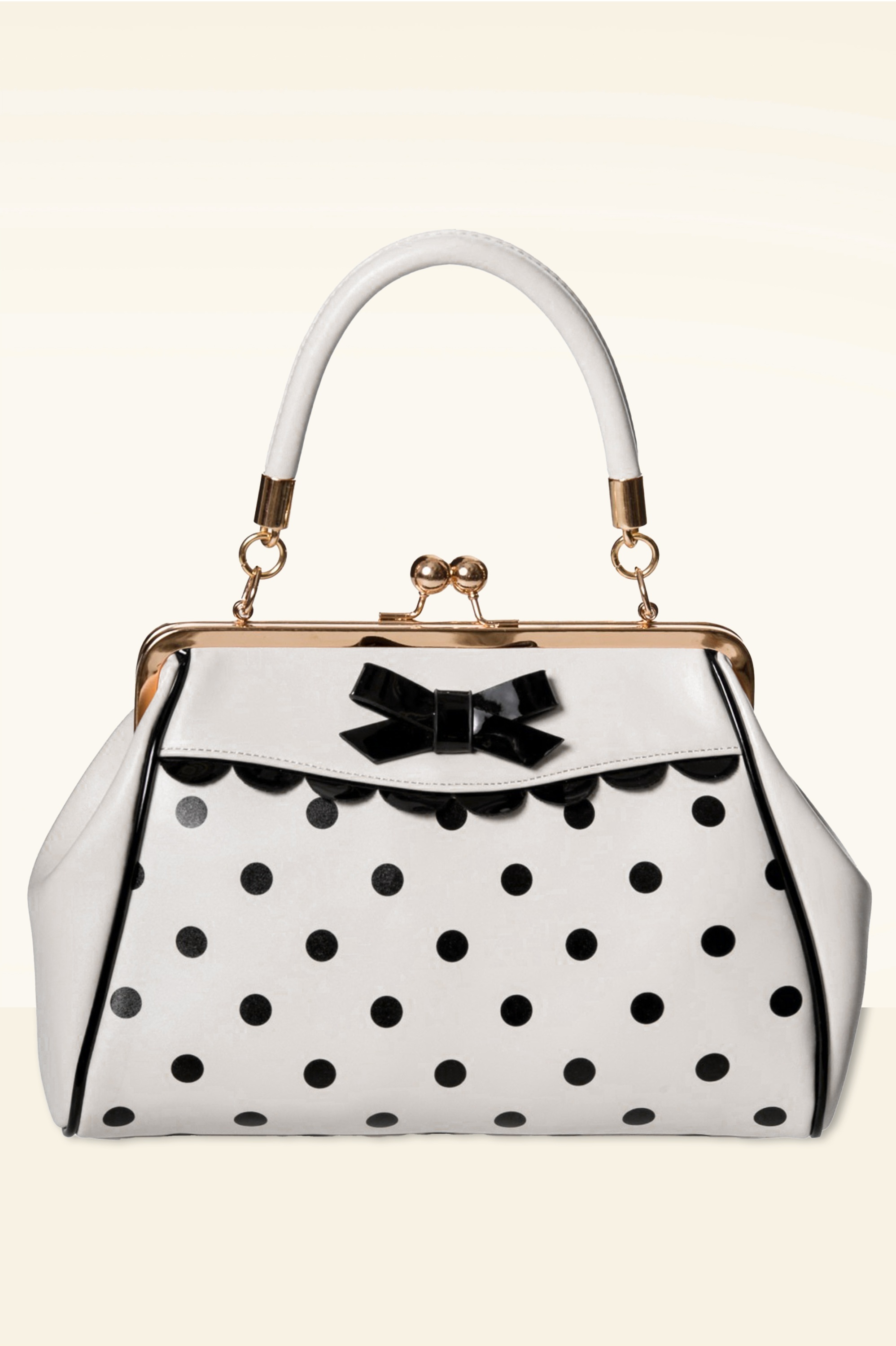 Banned Retro - Crazy Little Thing tas in blush en zwart