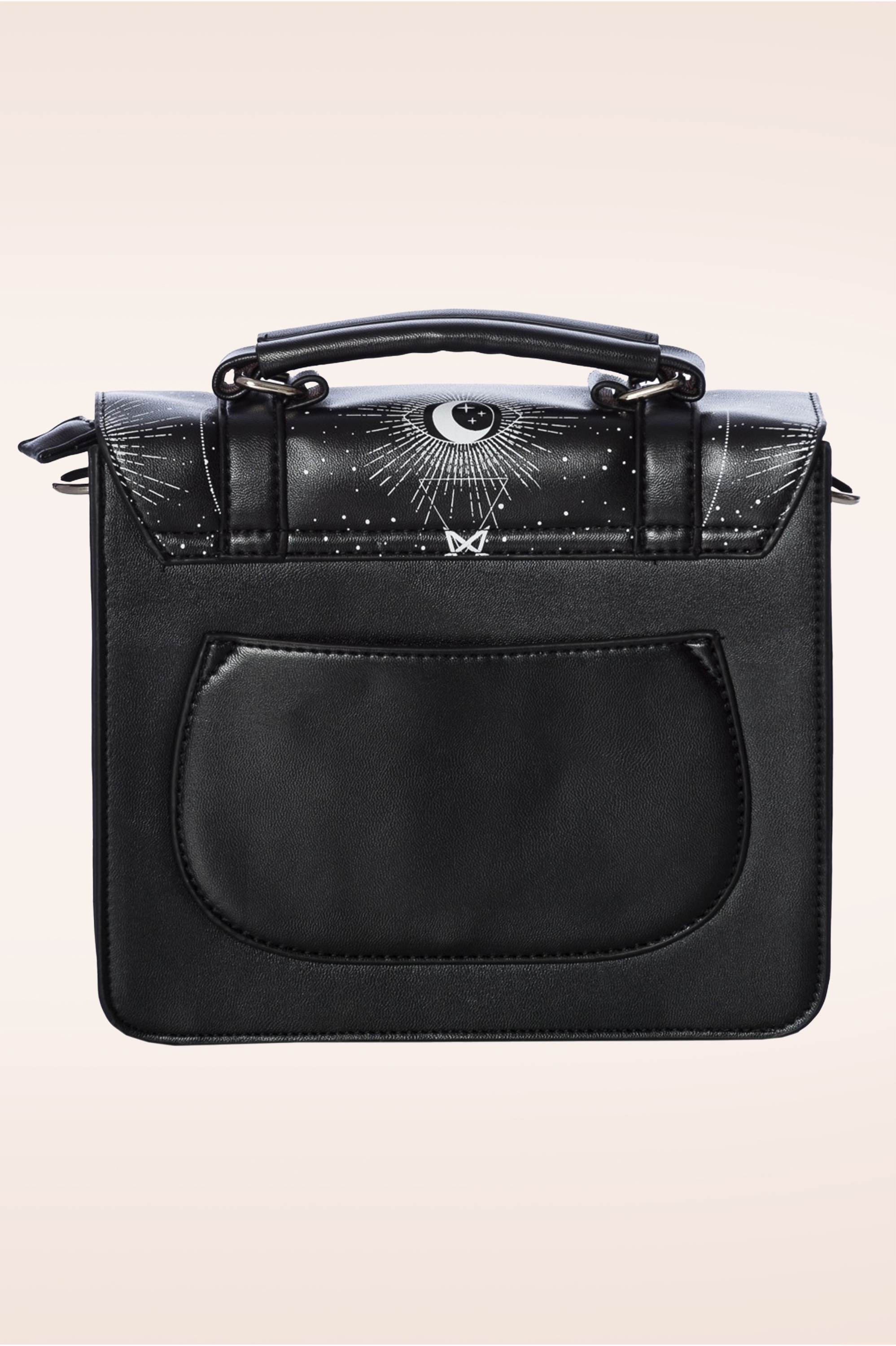 Banned Retro - Cosmic Satchel handtas in zwart 3