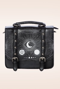 Banned Retro - Cosmic Satchel handtas in zwart