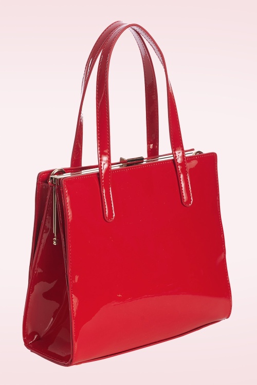 Banned Retro - Sherry Lady handtas in rood 2