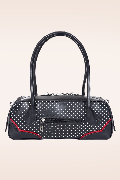 Banned Retro - Viva Las Vegas handtas in zwart 6