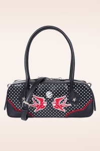 Banned Retro - Viva Las Vegas handtas in zwart