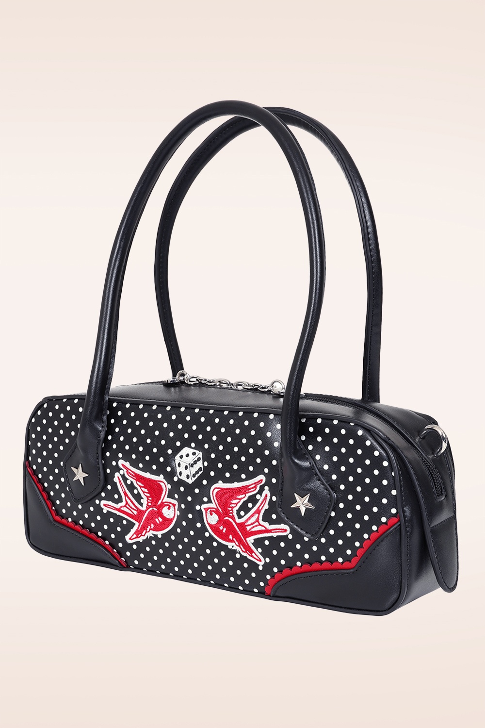 Banned Retro - Viva Las Vegas handtas in zwart 3