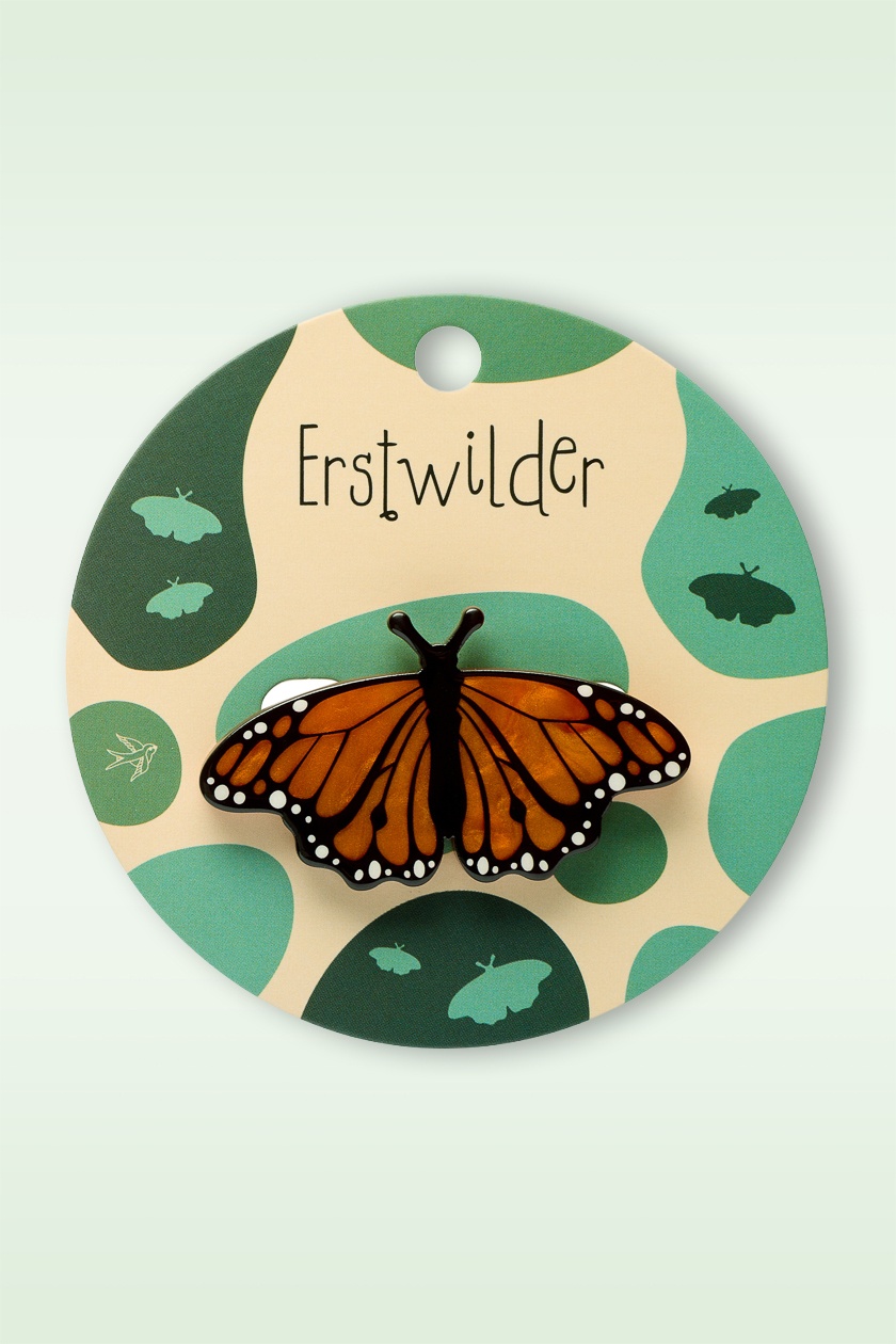 Erstwilder - Monarch Butterfly Simplified mini broche 2