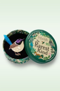 Erstwilder - Purple-Crowned Fairy Wren broche 2