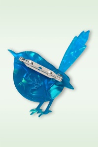 Erstwilder - Purple-Crowned Fairy Wren broche 3