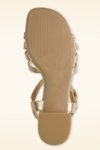 Jana Shoes - Yara Softline Vegan sandaaltjes in goud 5